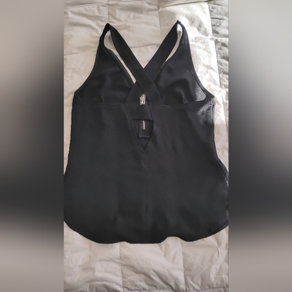 Dynamite Black Cut Out Backless Tank Top - Picture 4 of 7
